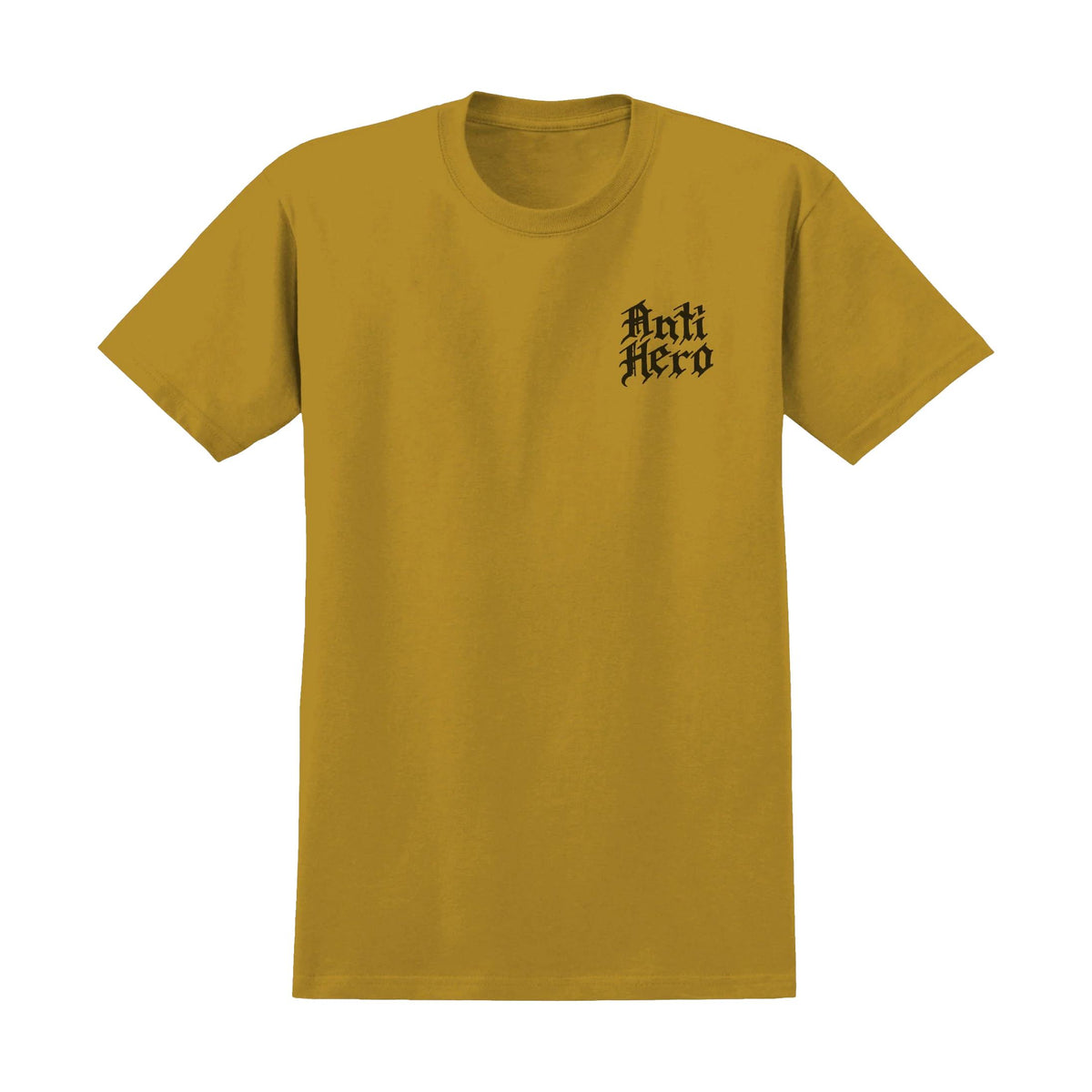 Anti Hero Coat of Arms T-Shirt Mustard Heather - Venue Skateboards