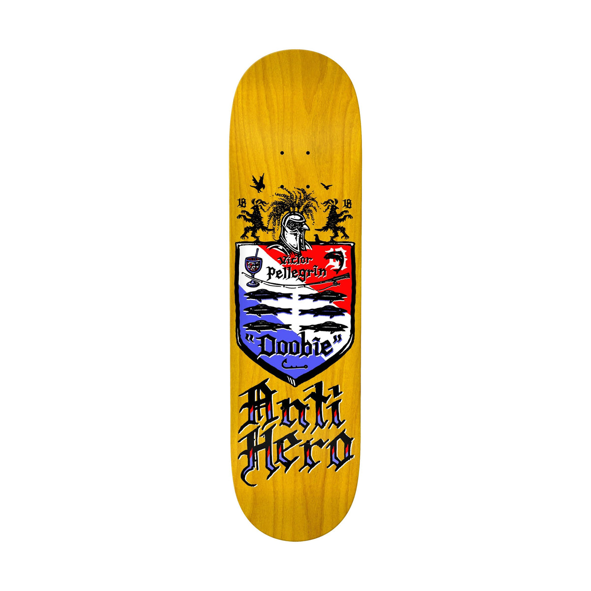 Anti Hero Doobie Coat of Arms 8.62&quot; Deck - Venue Skateboards