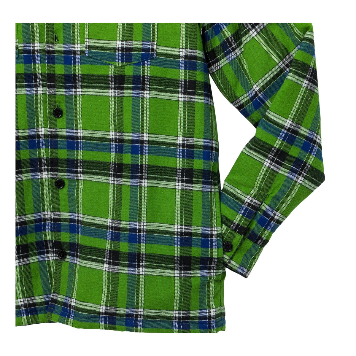 Anti Hero Flannel Jacket Basic Eagle Green/Blue/Multi - Venue Skateboards