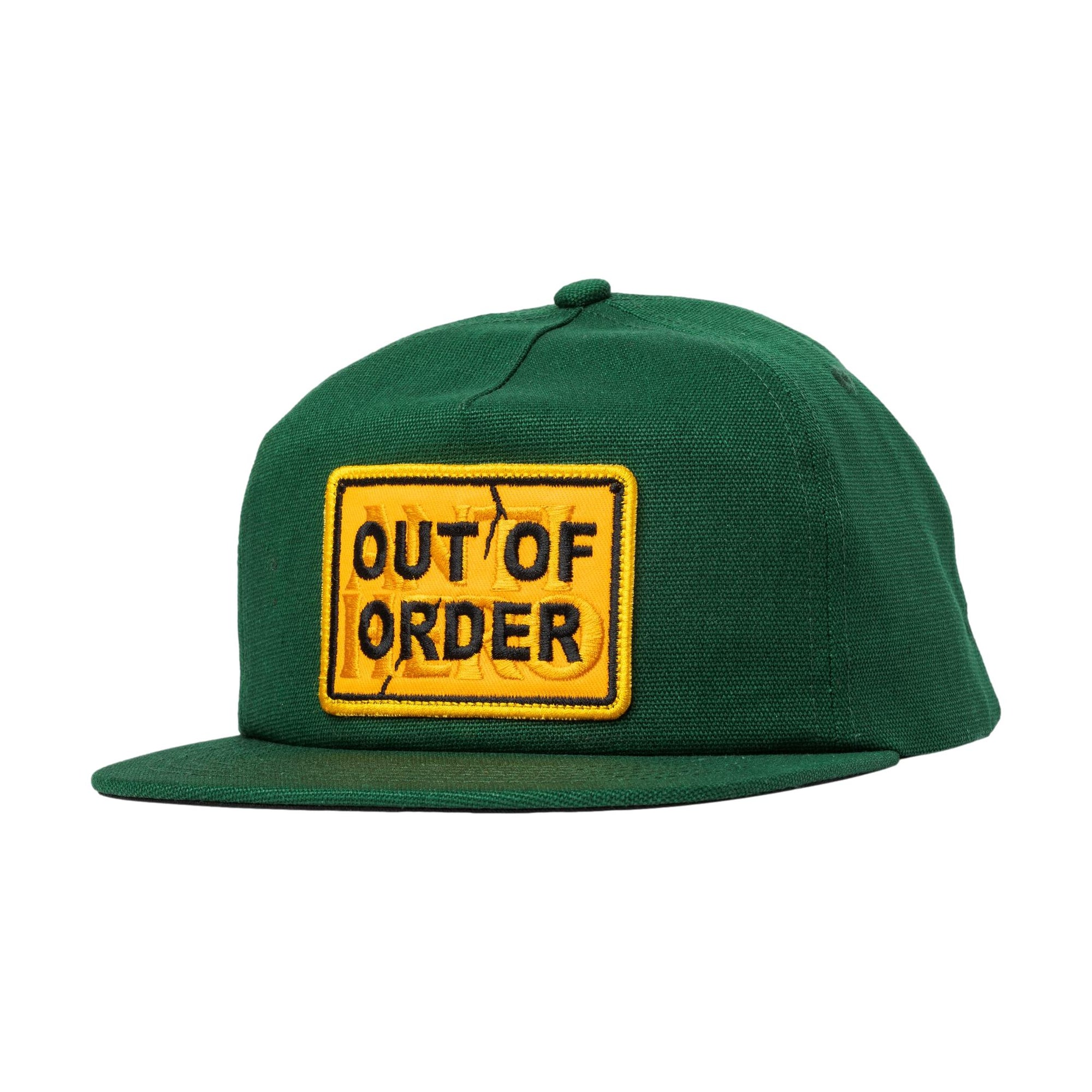 Anti Hero Out of Order Snapback Hat Forest Green - Venue Skateboards