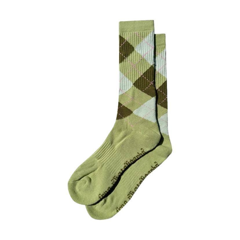 Frog Argyle Socks Green