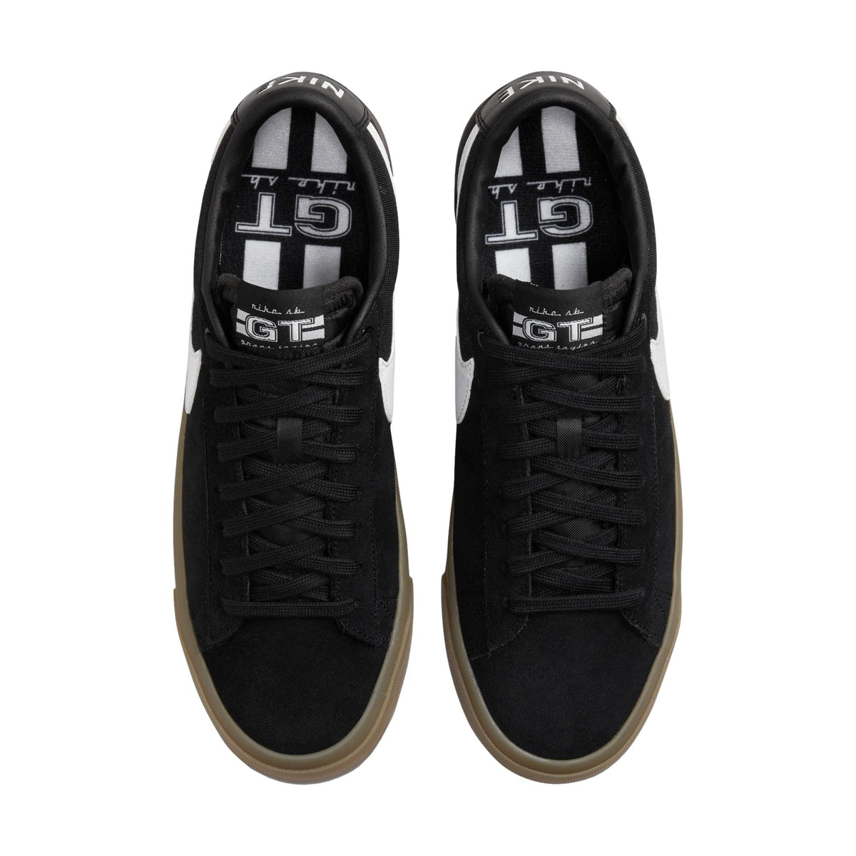 Nike SB Blazer Low GT Black/White/Gum - Venue Skateboards