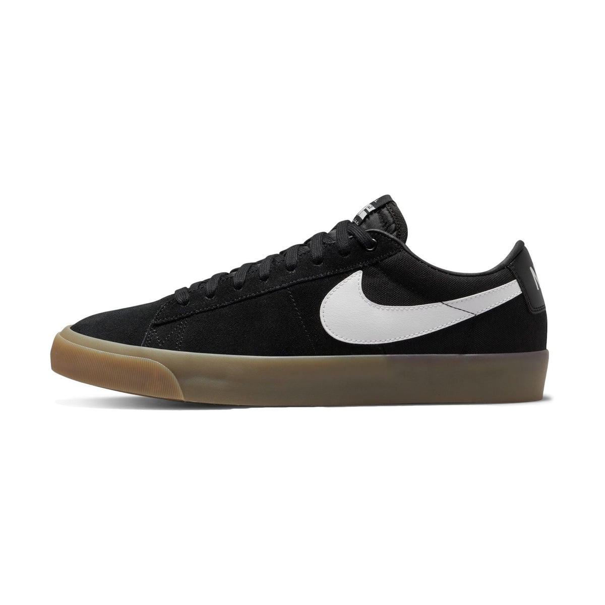 Nike SB Blazer Low GT Black/White/Gum - Venue Skateboards