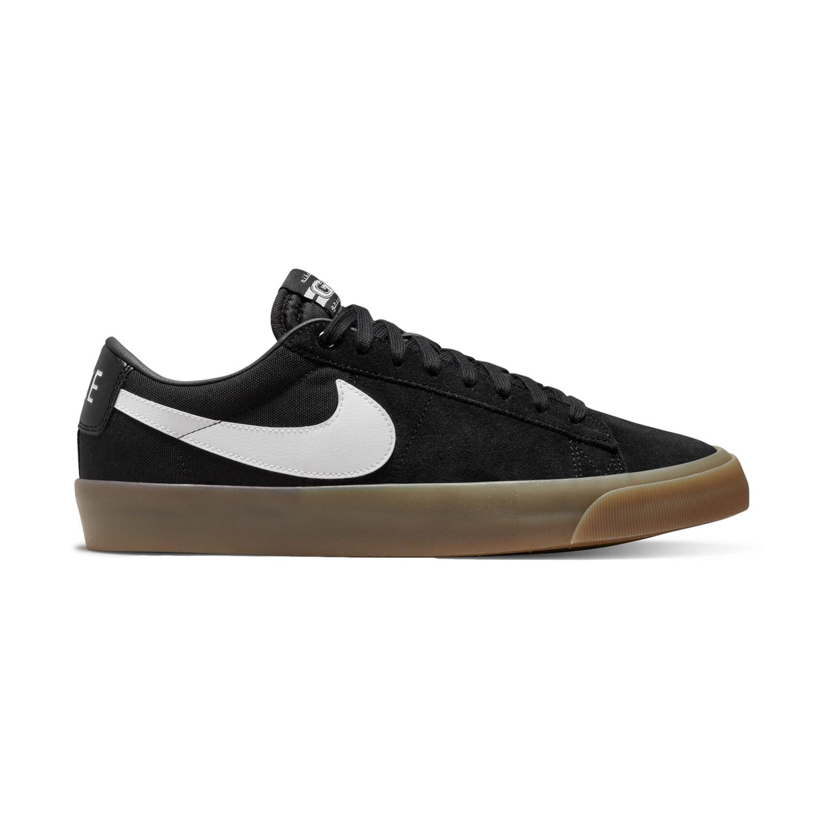 Nike SB Blazer Low GT Black/White/Gum - Venue Skateboards