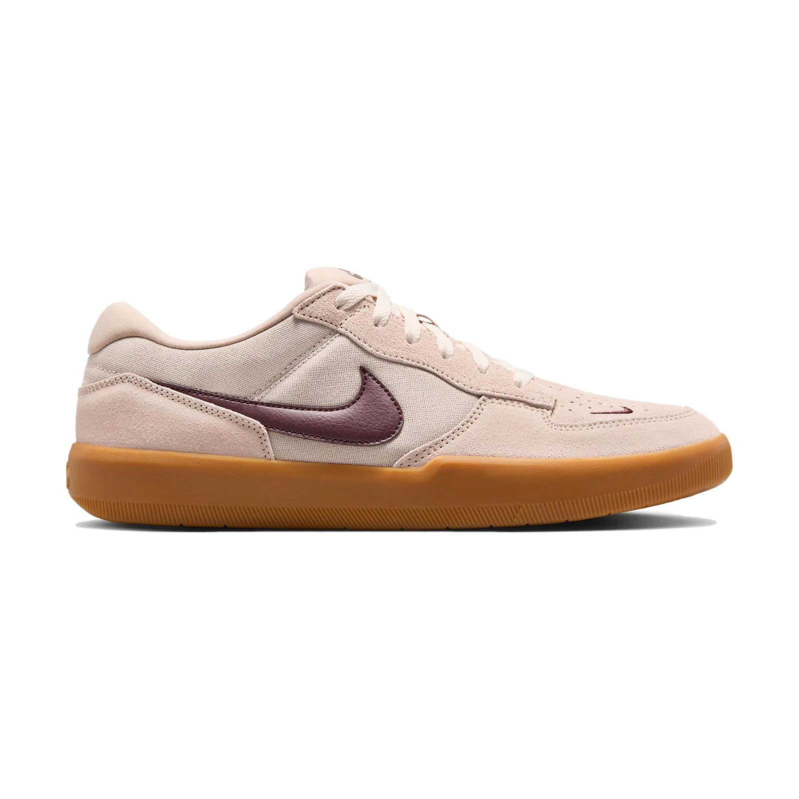 Nike SB Force 58 Cream/Burgundy Crush-Gum Light Brown - Venue Skateboards