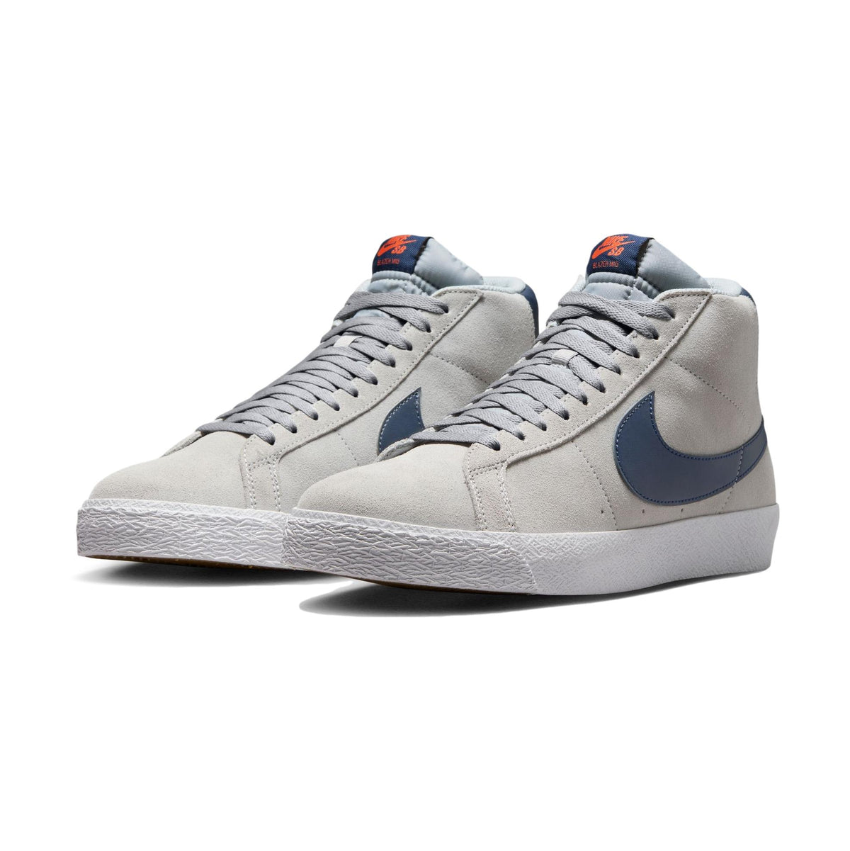 Nike SB Blazer Mid Wolf Grey/Midnight Navy Cosmic Clay - Venue Skateboards