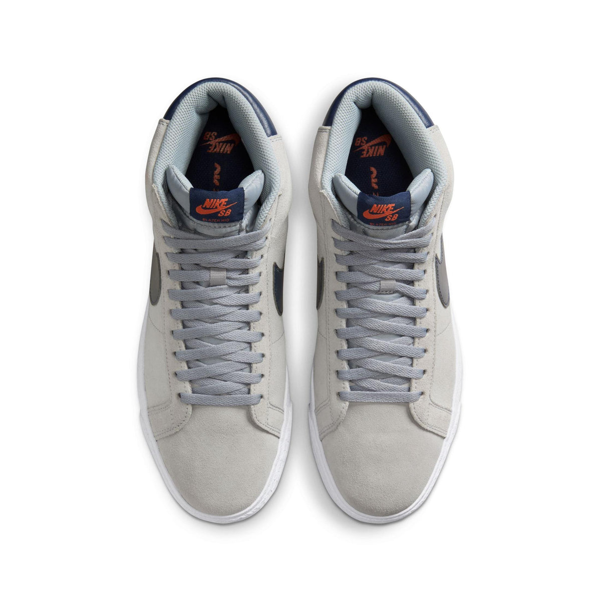 Nike SB Blazer Mid Wolf Grey/Midnight Navy Cosmic Clay - Venue Skateboards