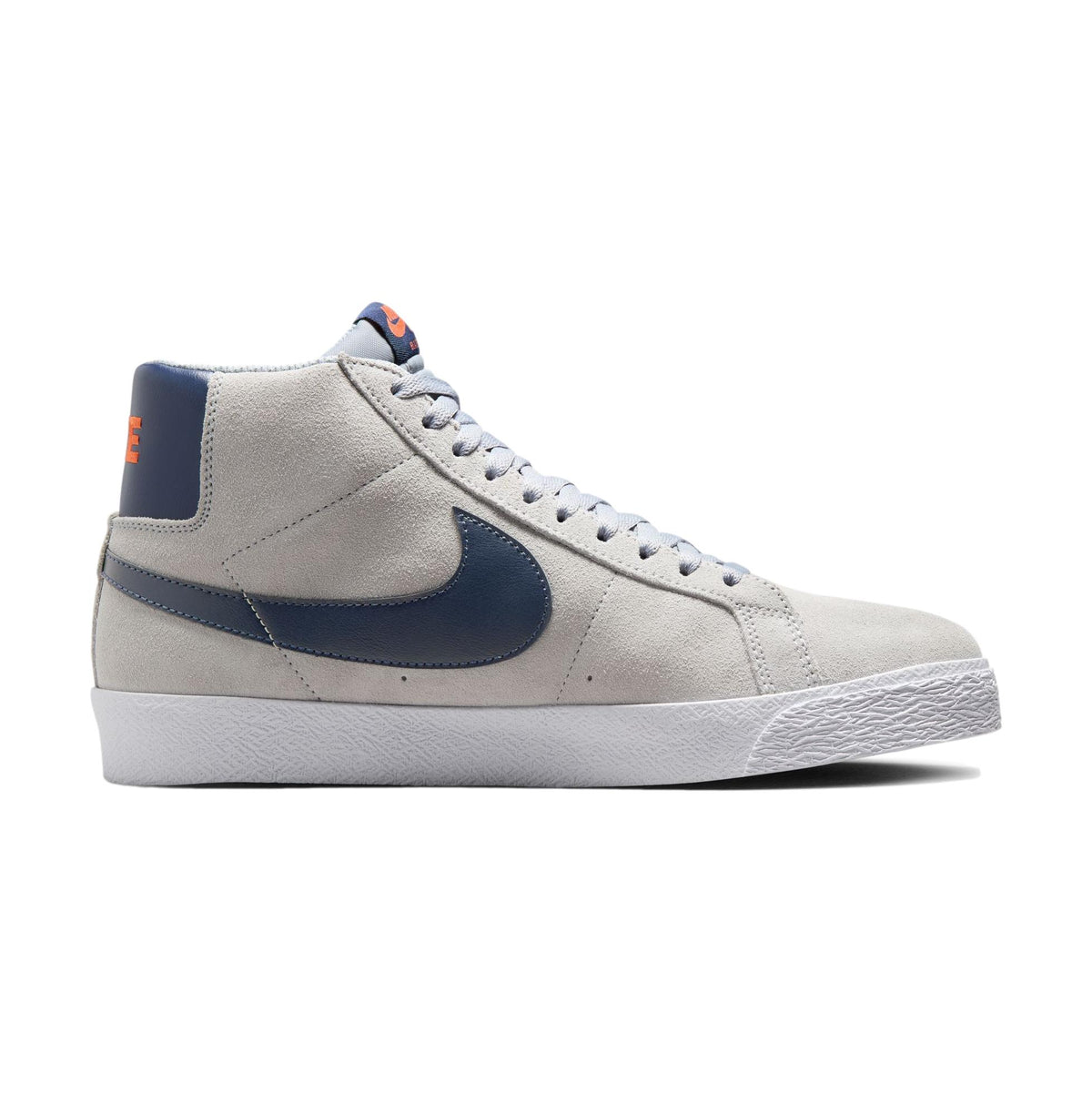 Nike SB Blazer Mid Wolf Grey/Midnight Navy Cosmic Clay - Venue Skateboards