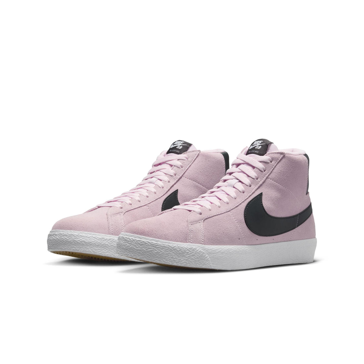 Nike SB Blazer Mid Pink Foam/Anthracite-White-Gum Yellow - Venue Skateboards