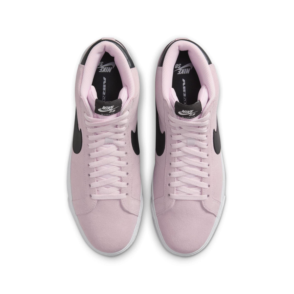 Nike SB Blazer Mid Pink Foam/Anthracite-White-Gum Yellow - Venue Skateboards