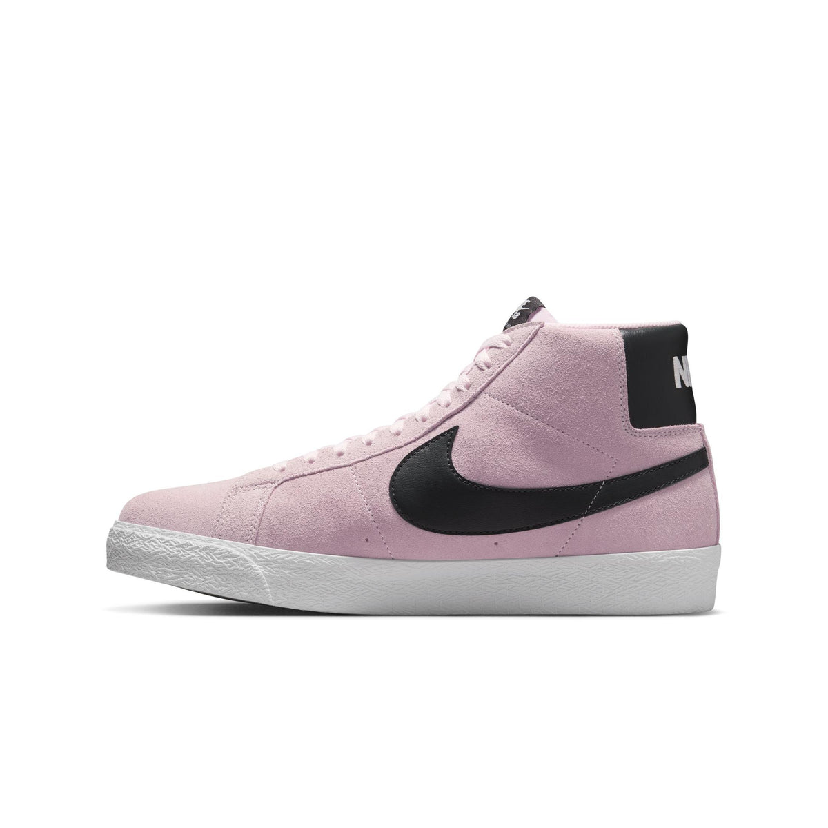 Nike SB Blazer Mid Pink Foam/Anthracite-White-Gum Yellow - Venue Skateboards