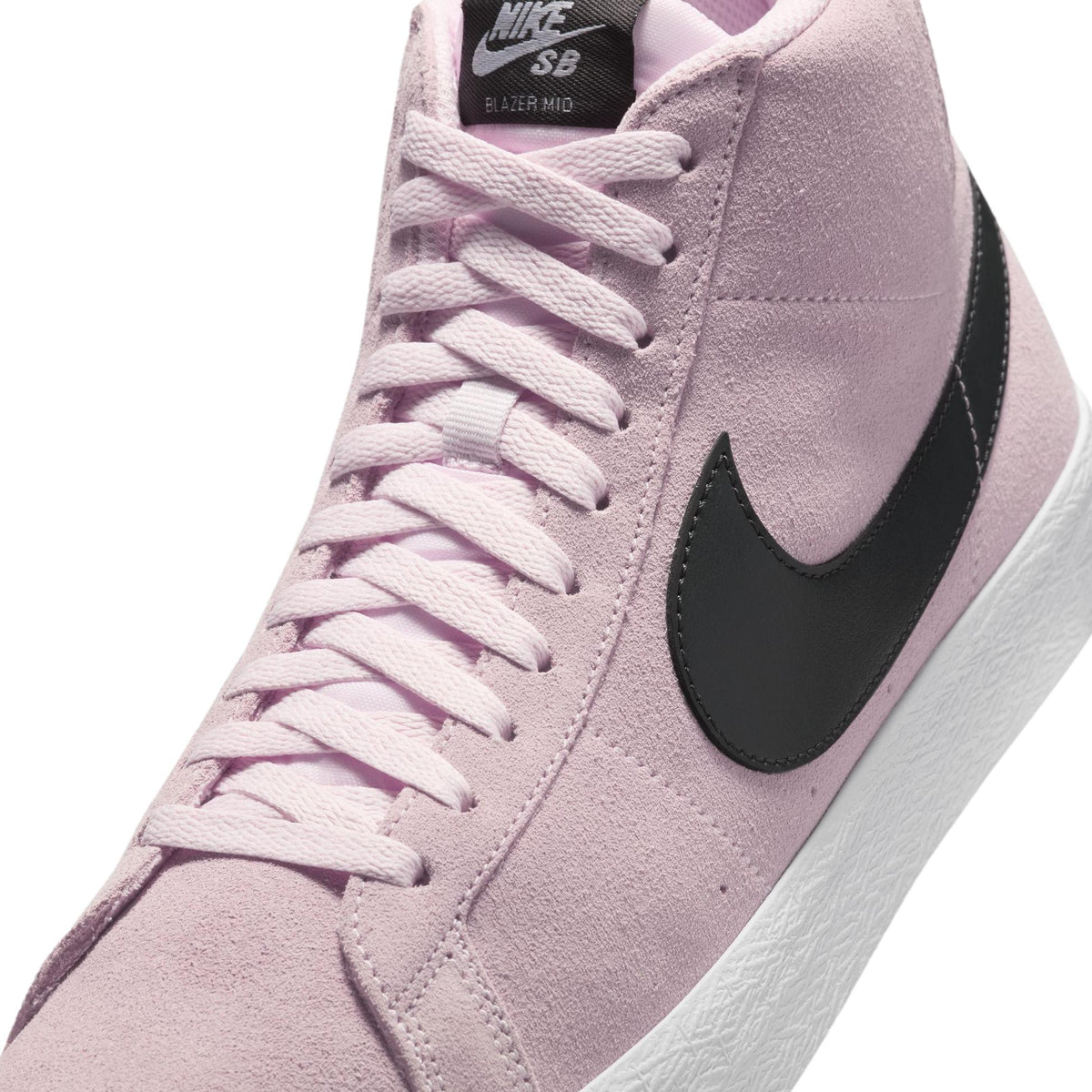 Nike SB Blazer Mid Pink Foam/Anthracite-White-Gum Yellow - Venue Skateboards
