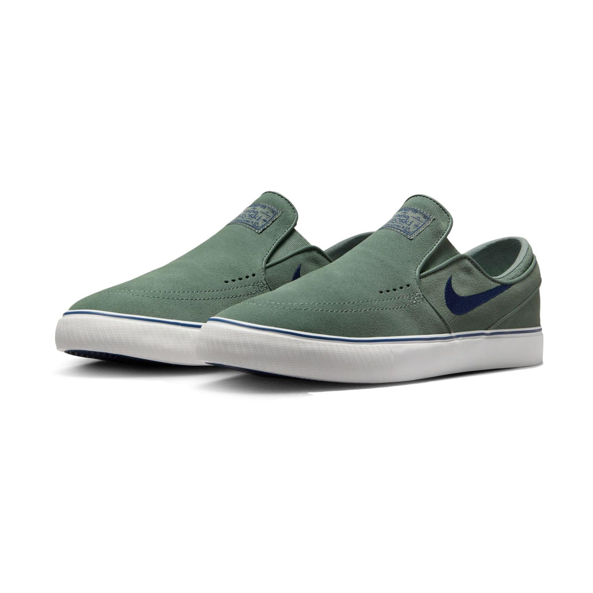 Nike SB Janoski+ Slip Clay Green/Navy-Clay Green-Summit White - Venue Skateboards