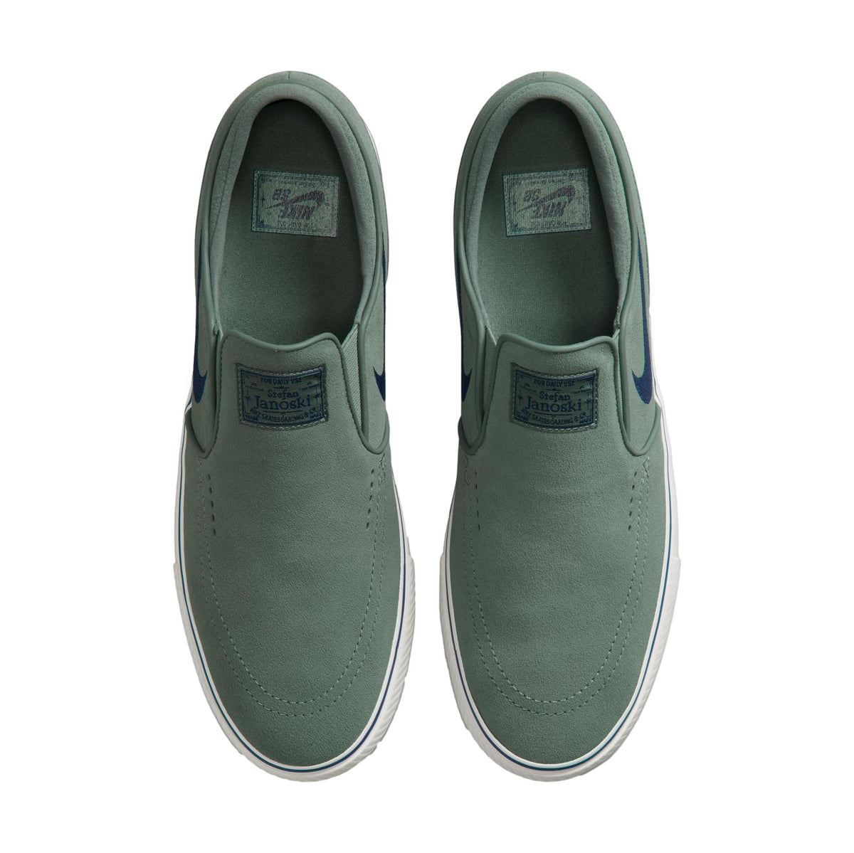 Nike SB Janoski+ Slip Clay Green/Navy-Clay Green-Summit White - Venue Skateboards