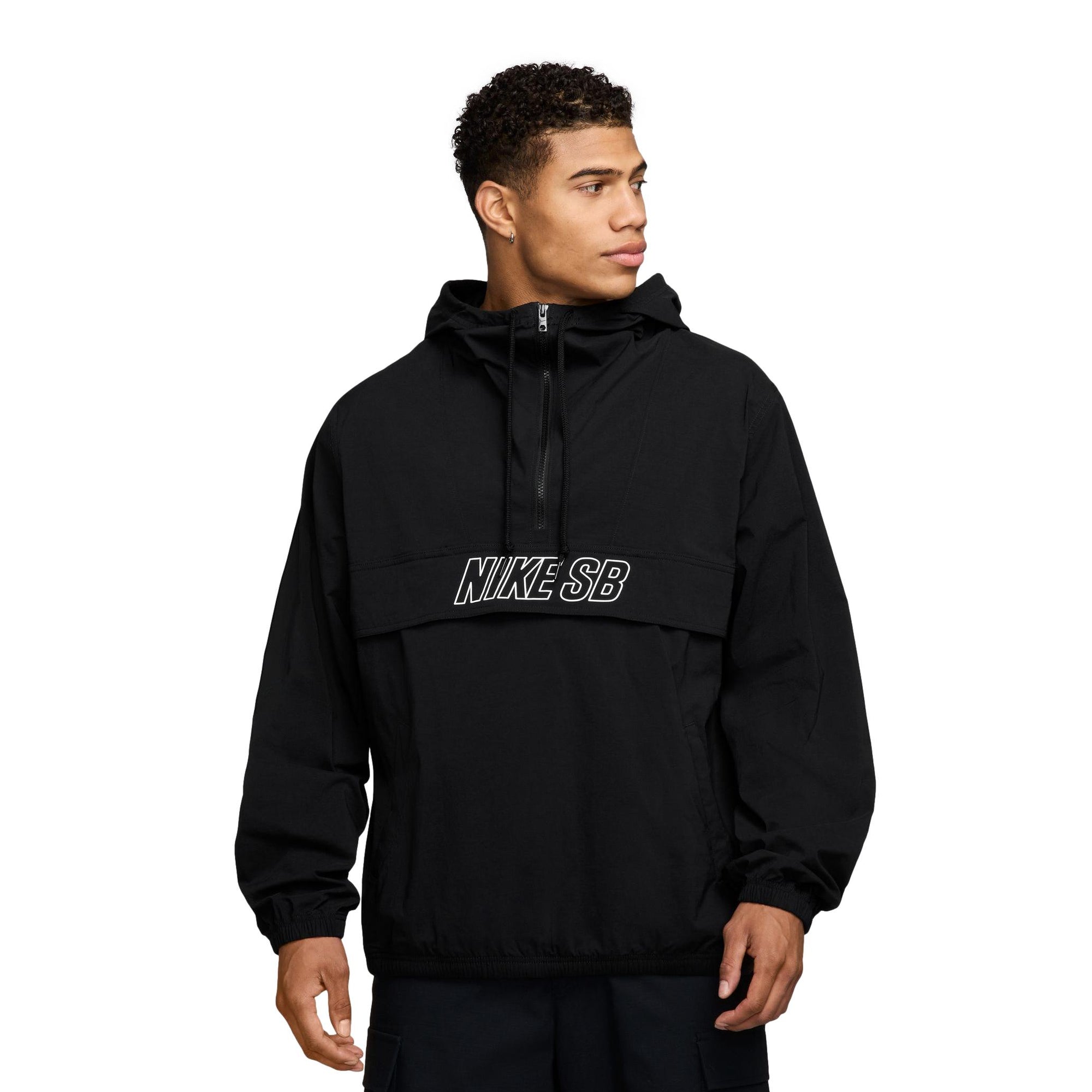 Nike SB Anorak Jacket Black/White - Venue Skateboards