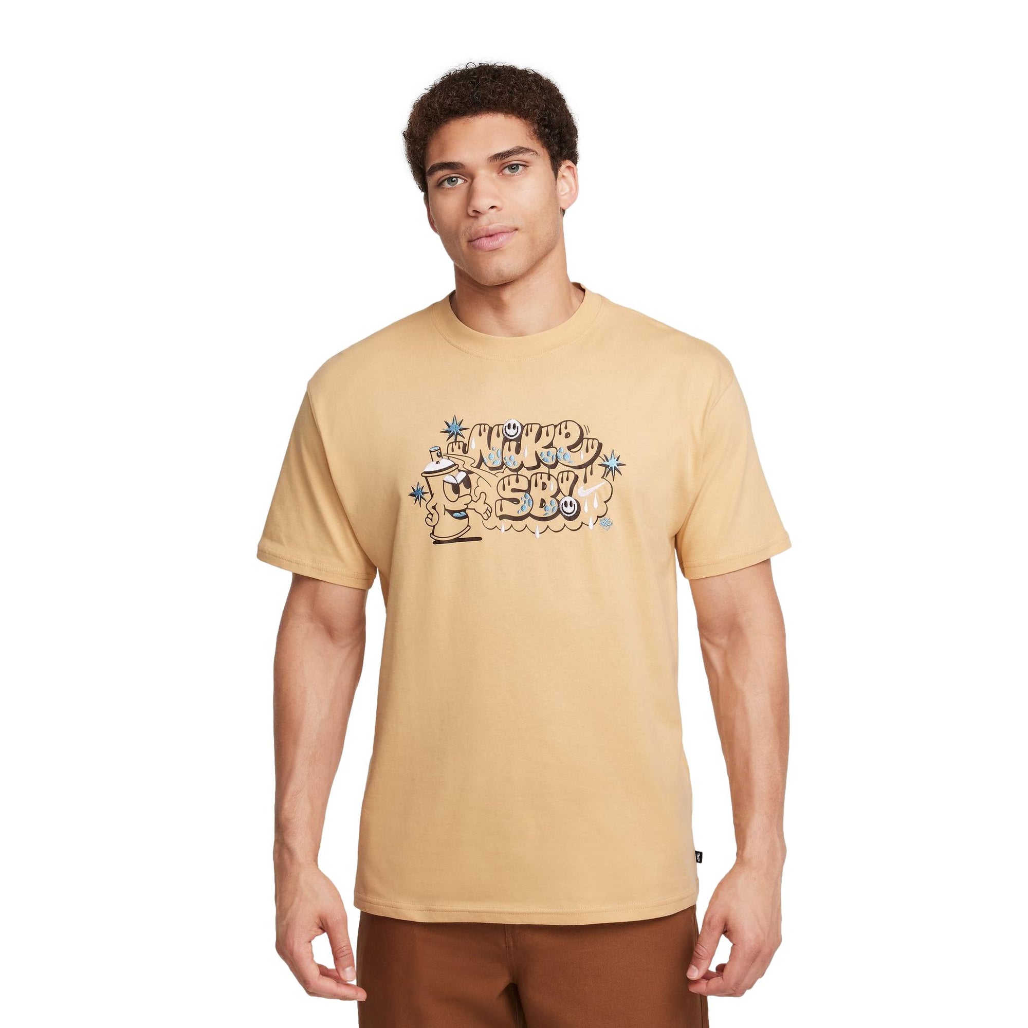 Nike SB M90 OC Spray Can T-Shirt Brown - Venue Skateboards