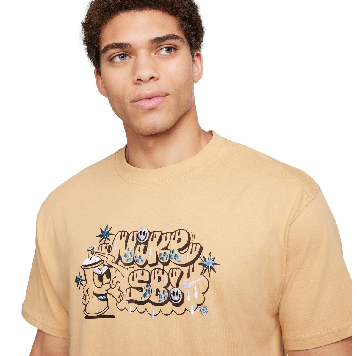 Nike SB M90 OC Spray Can T-Shirt Brown - Venue Skateboards