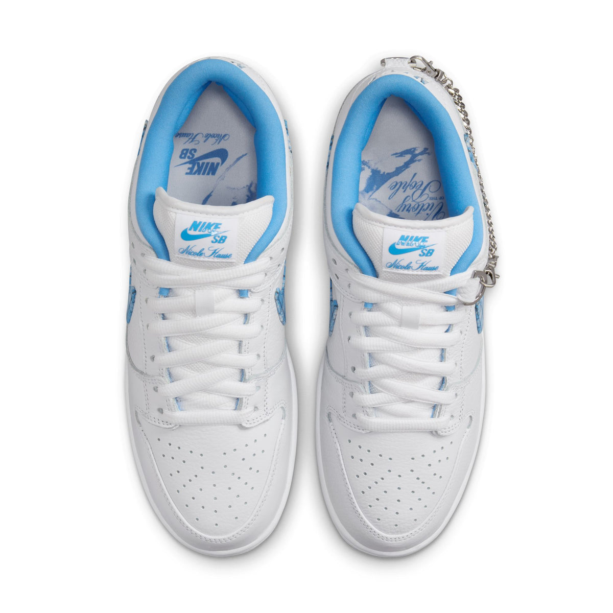 Nike SB X Nicole Hause Dunk Low White/University Blue-White - Venue Skateboards