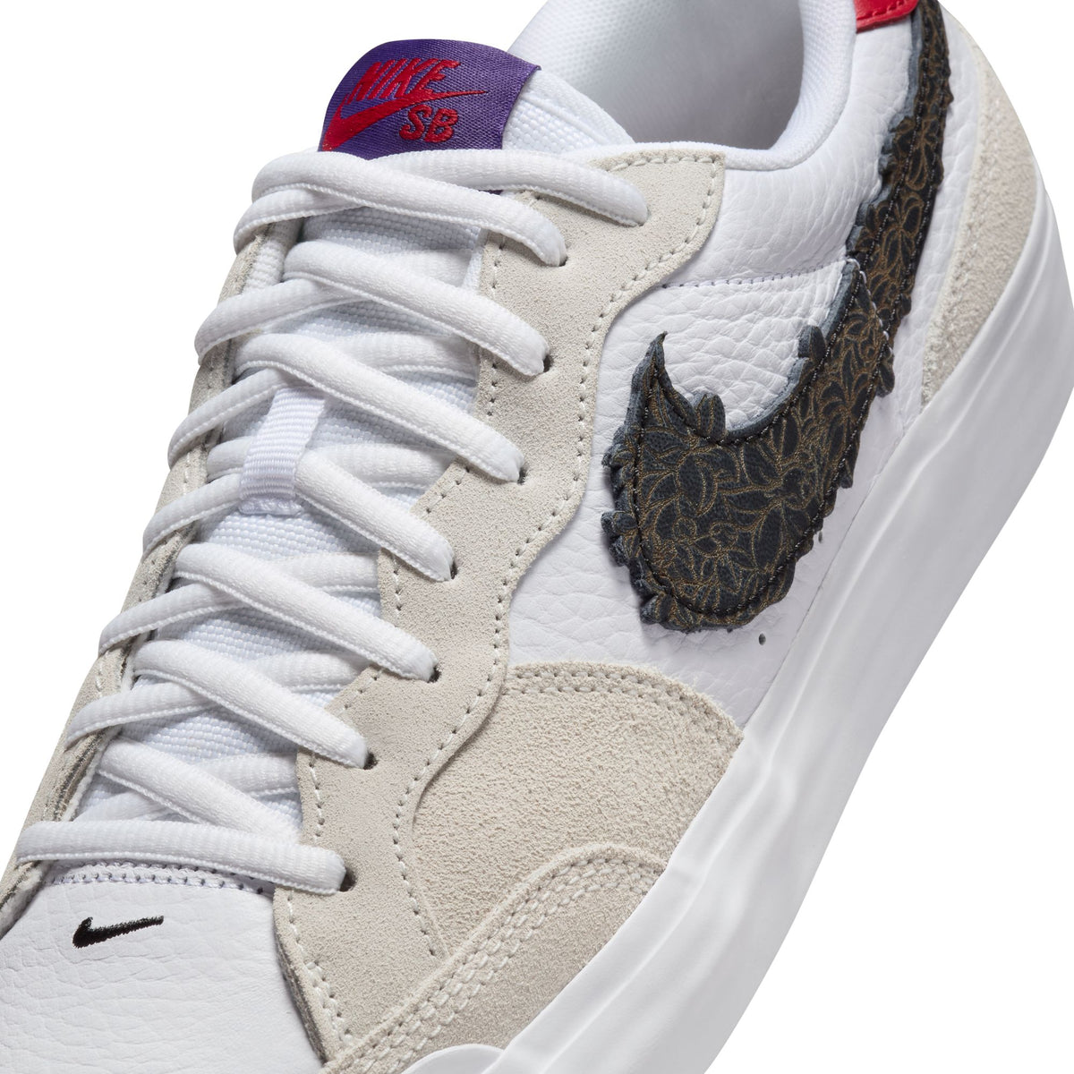 Nike SB Pogo Plus Sail/Black-White-Gym Red - Venue Skateboards