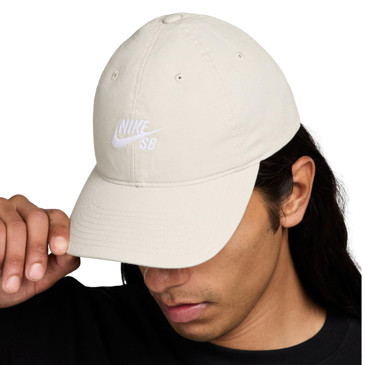 Nike SB Club Cap Light Bone/White - Venue Skateboards