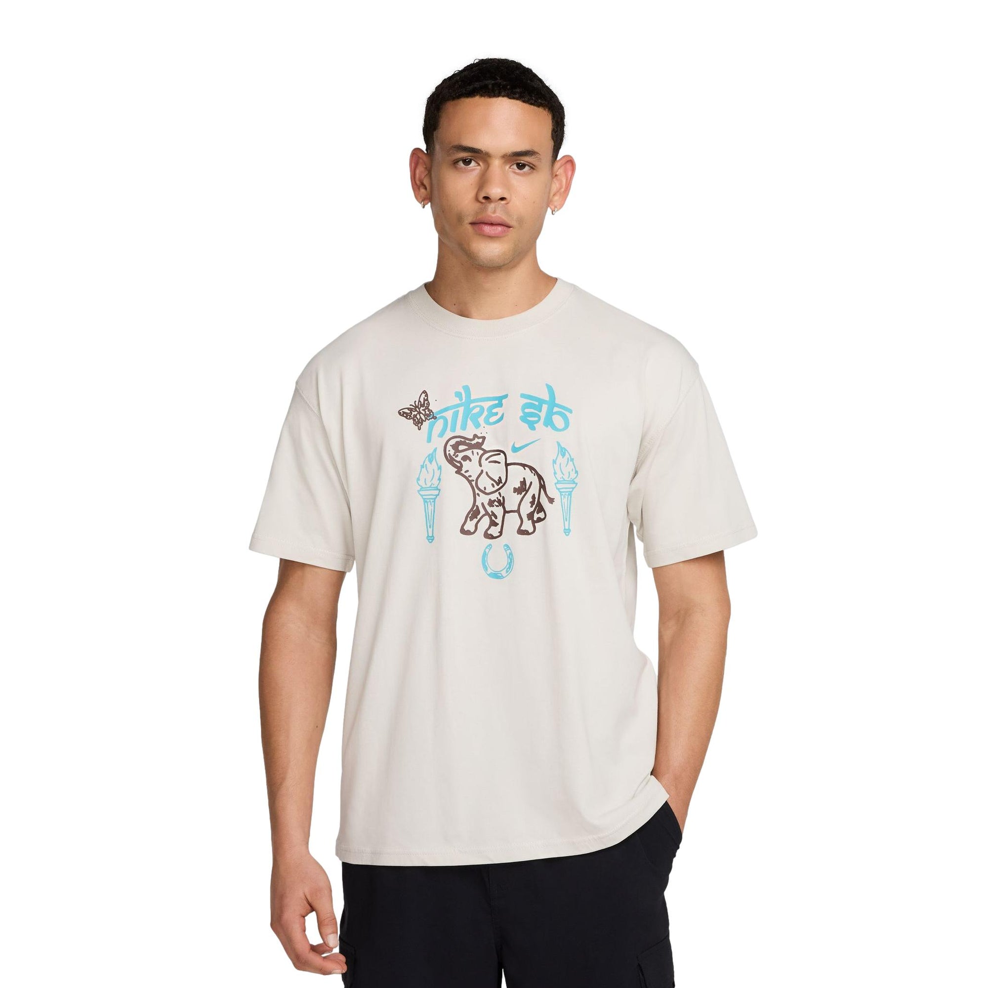 Nike SB Max 90 OC Elephant T-Shirt Lt. Bone - Venue Skateboards