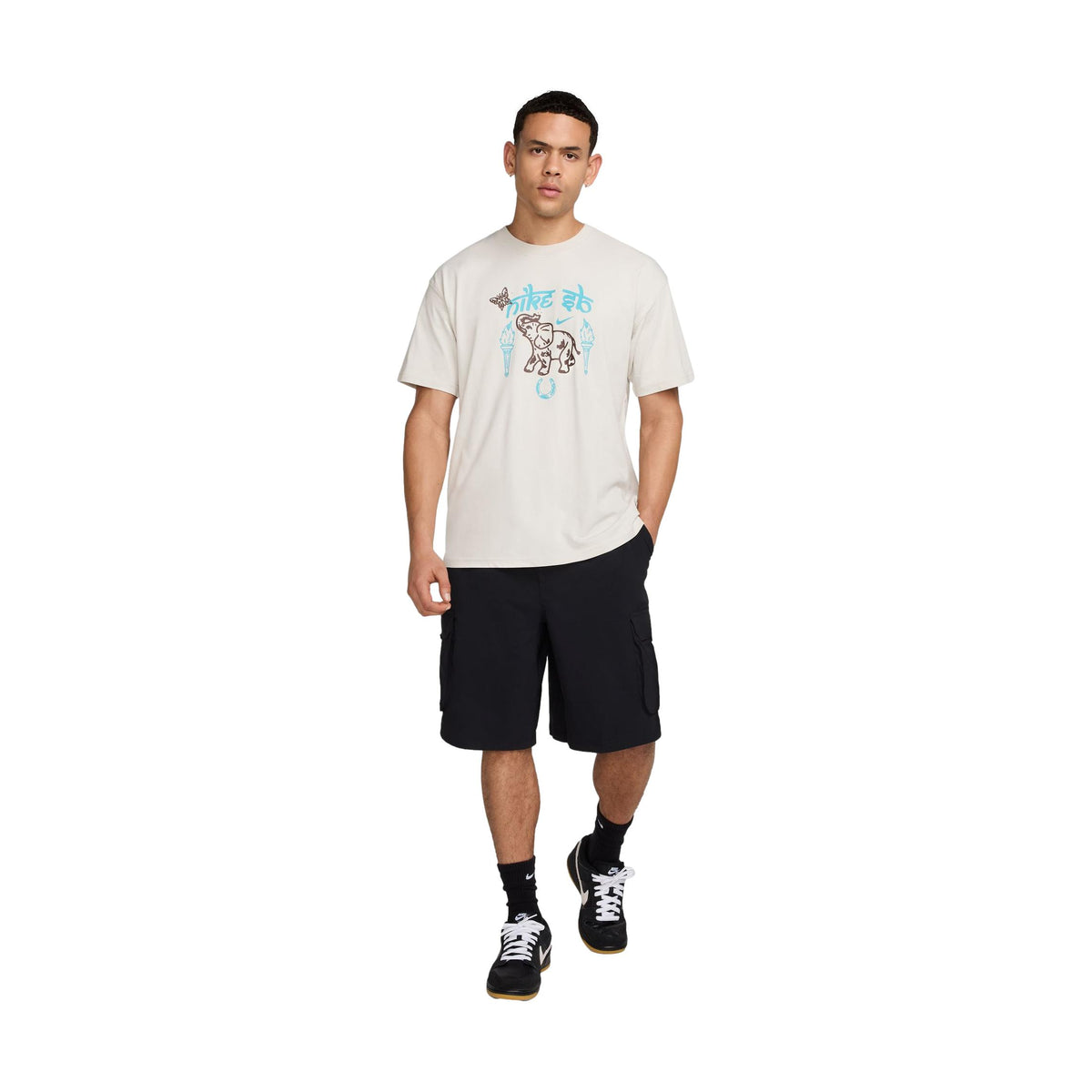 Nike SB Max 90 OC Elephant T-Shirt Lt. Bone - Venue Skateboards