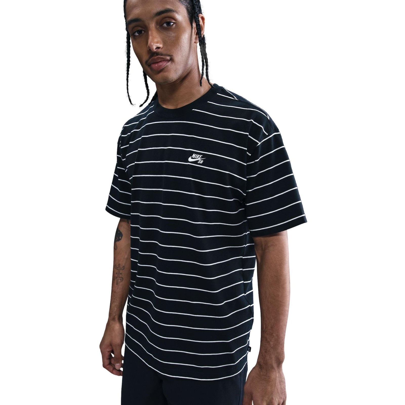 Nike SB Max 90 Stripe T-Shirt Black - Venue Skateboards