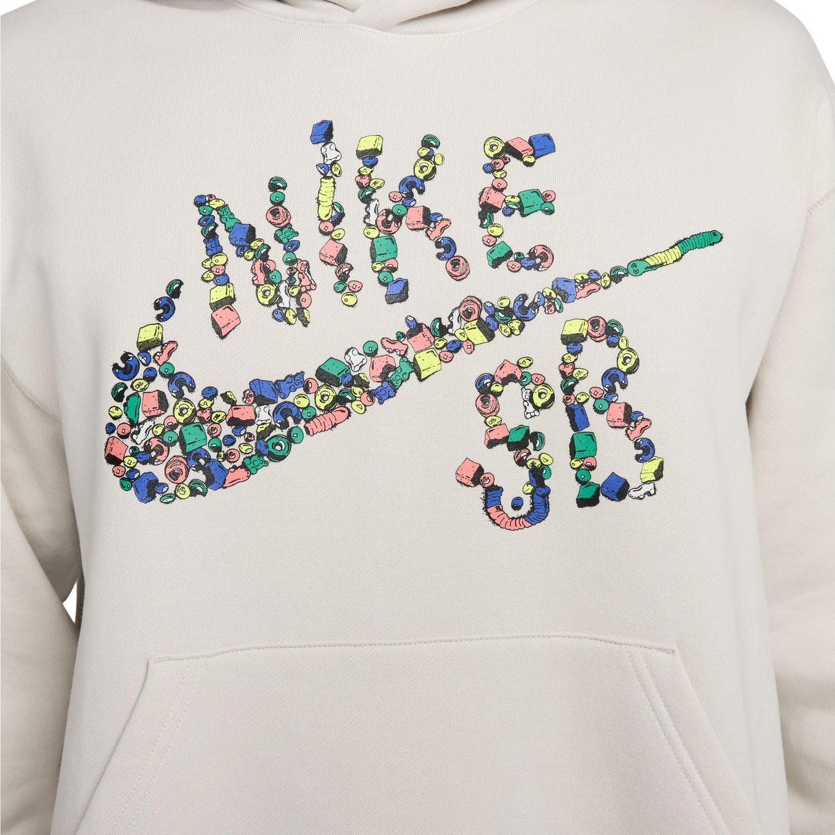 Nike SB Fleece Hood Sugar High Lt. Bone/White - Venue Skateboards