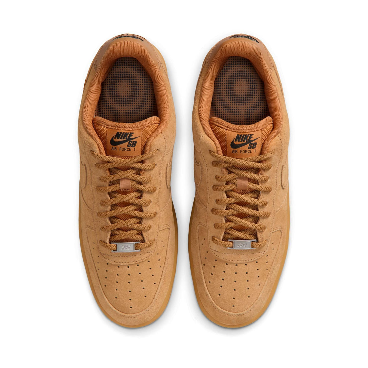 Nike SB Air Force 1 Flax/Flax-Black-Gum Light Brown - Venue Skateboards