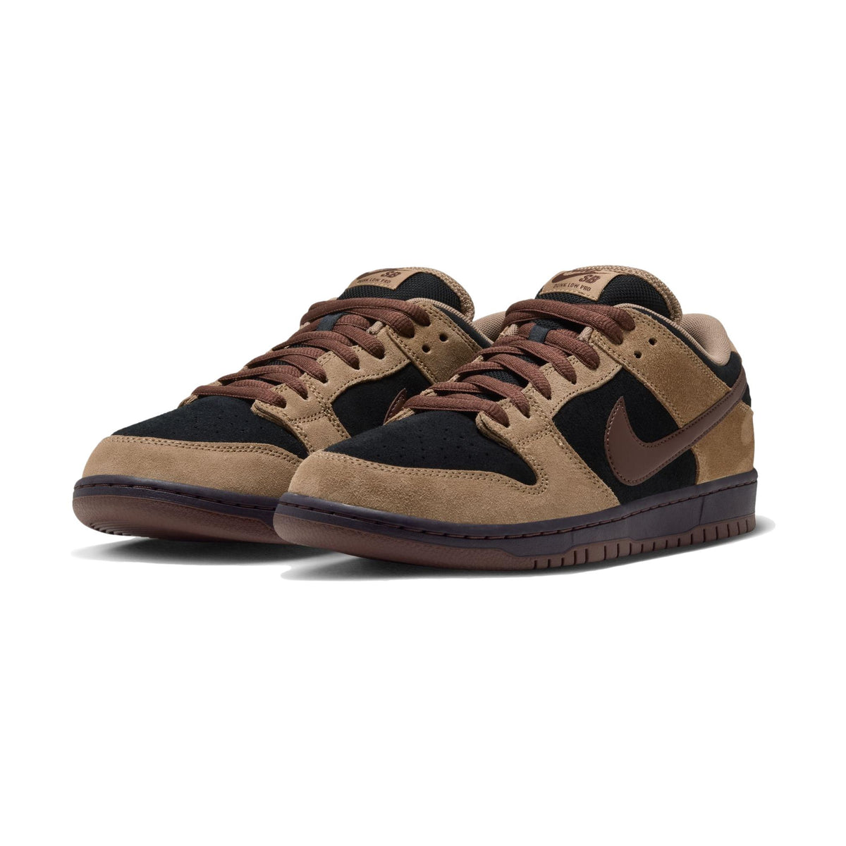 Nike SB Dunk Low Pro Filbert/Light Chocolate-Black Burgundy Ash - Venue Skateboards