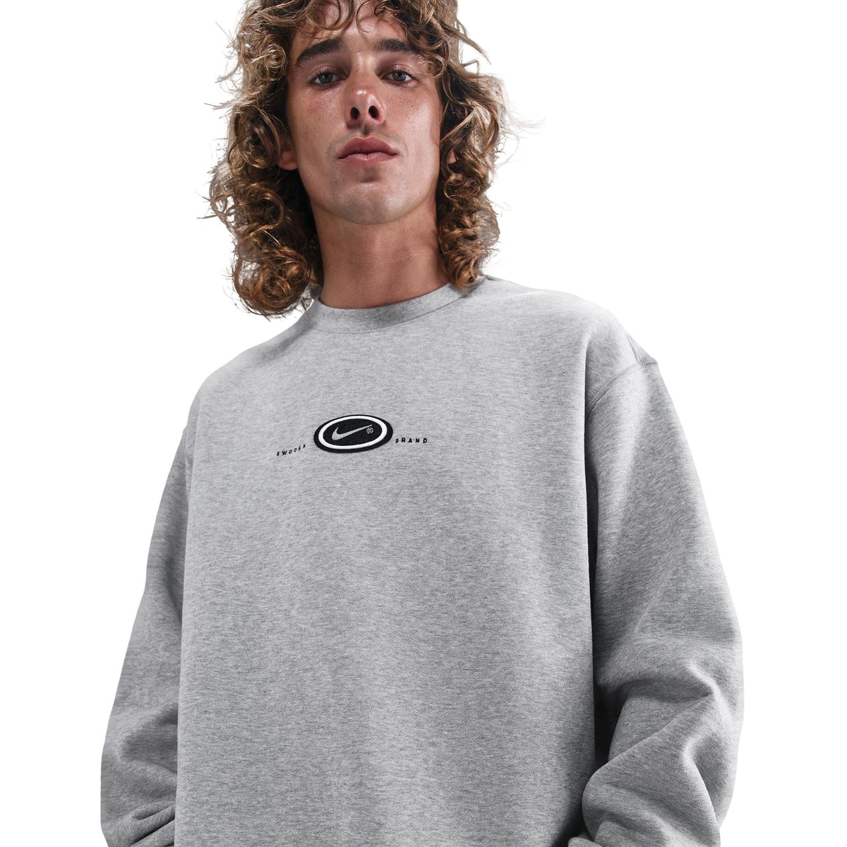 Nike SB X Eric Koston Fleece Skate Crew Dk. Grey Heather - Venue Skateboards