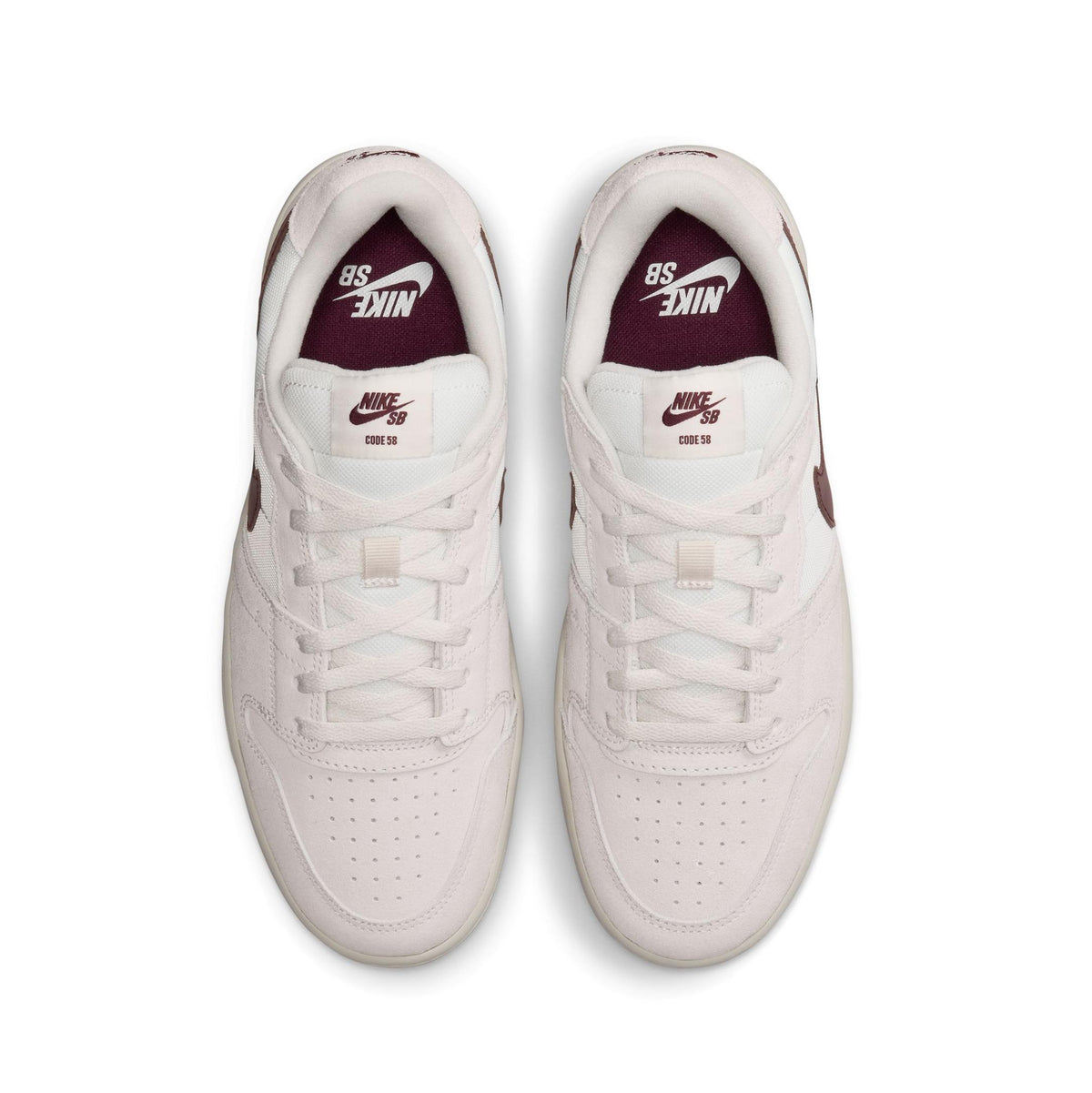 Nike SB Code 58 Summit White/Phantom/Gum Light Brown - Venue Skateboards