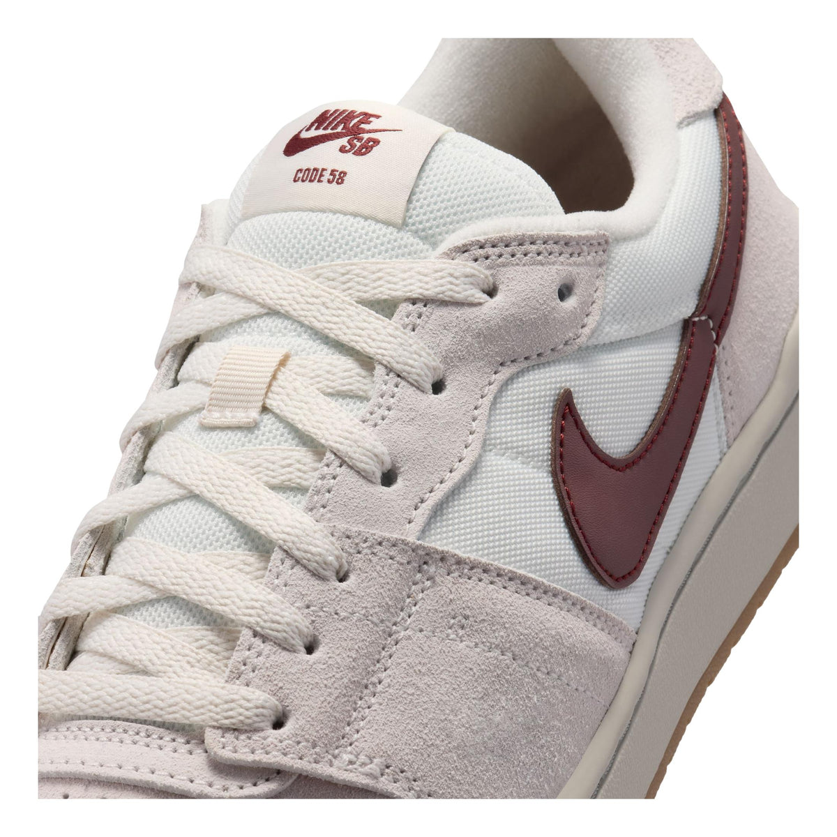 Nike SB Code 58 Summit White/Phantom/Gum Light Brown - Venue Skateboards
