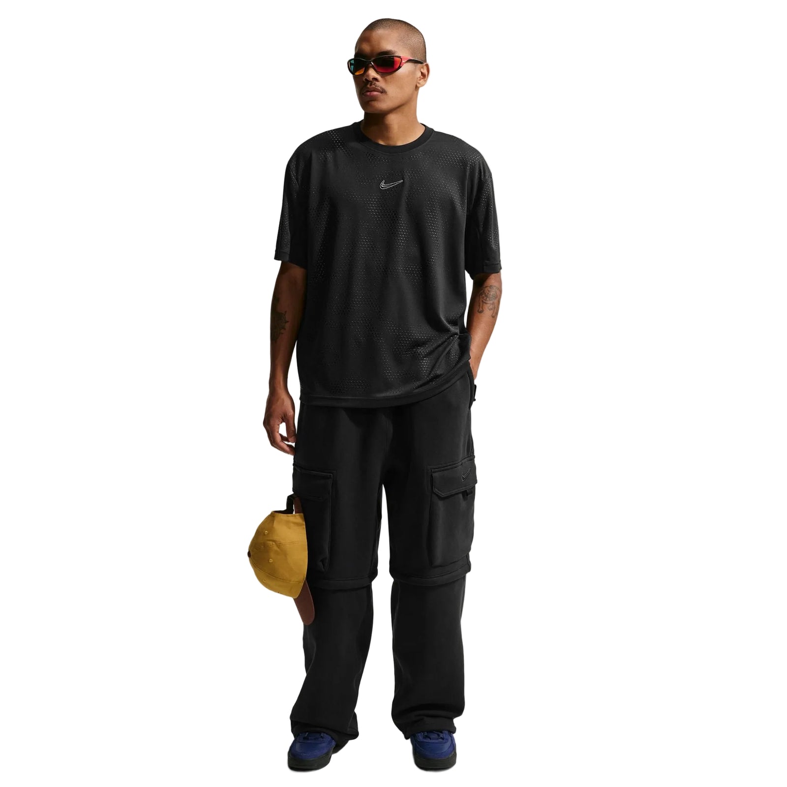 Nike SB Ishod Wair Fleece Cargo Pants Black -Venue Skateboards
