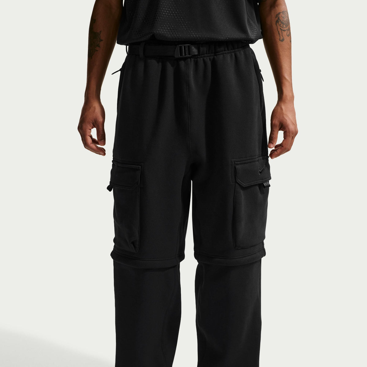 Nike SB Ishod Wair Fleece Cargo Pants Black -Venue Skateboards