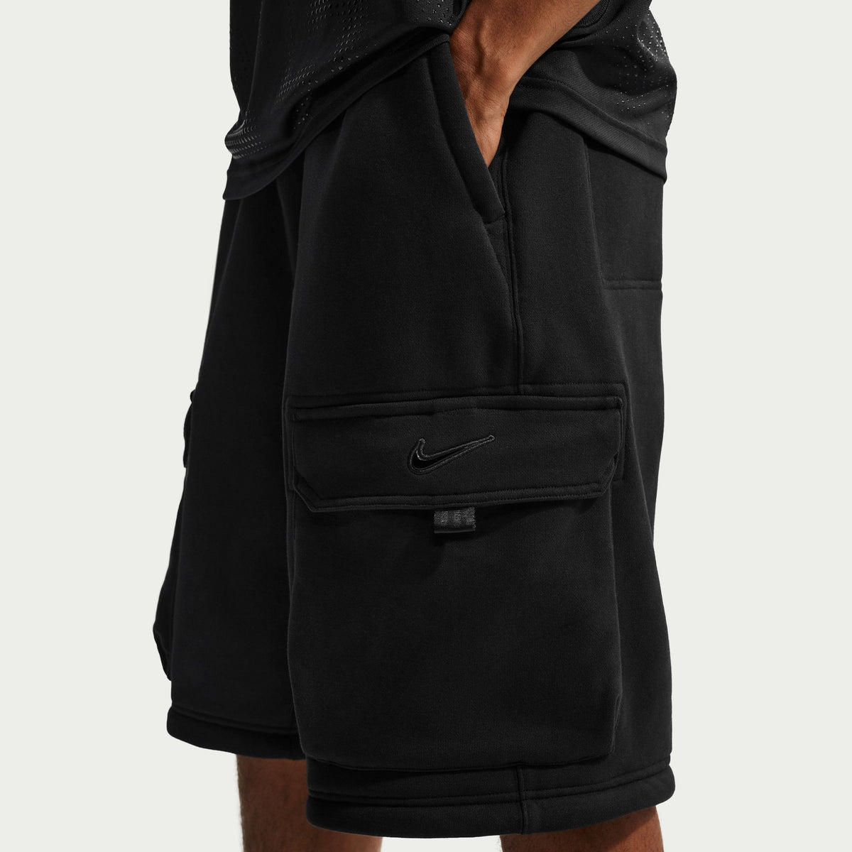 Nike SB Ishod Wair Fleece Cargo Pants Black -Venue Skateboards