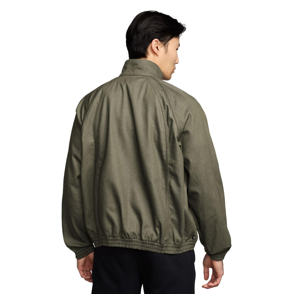 Nike SB Full Zip Denim Track Jacket Medium Olive/White - Venue Skateboards