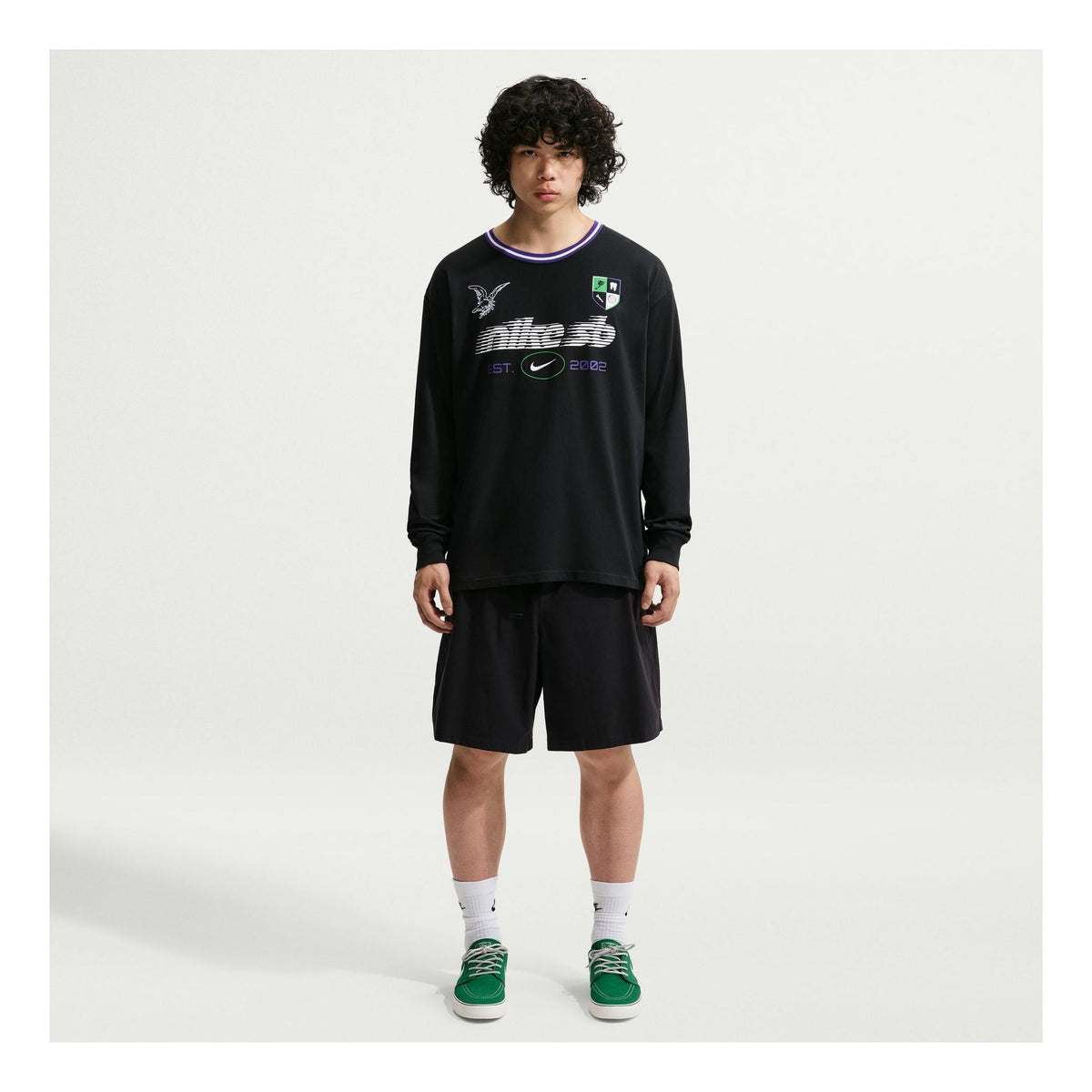 Nike SB FC Rugby L/S Tee Black - Venue Skateboards
