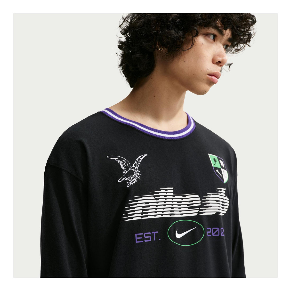 Nike SB FC Rugby L/S Tee Black - Venue Skateboards