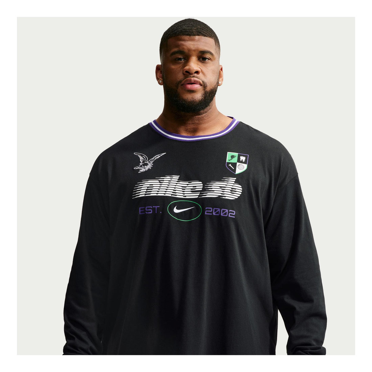 Nike SB FC Rugby L/S Tee Black - Venue Skateboards