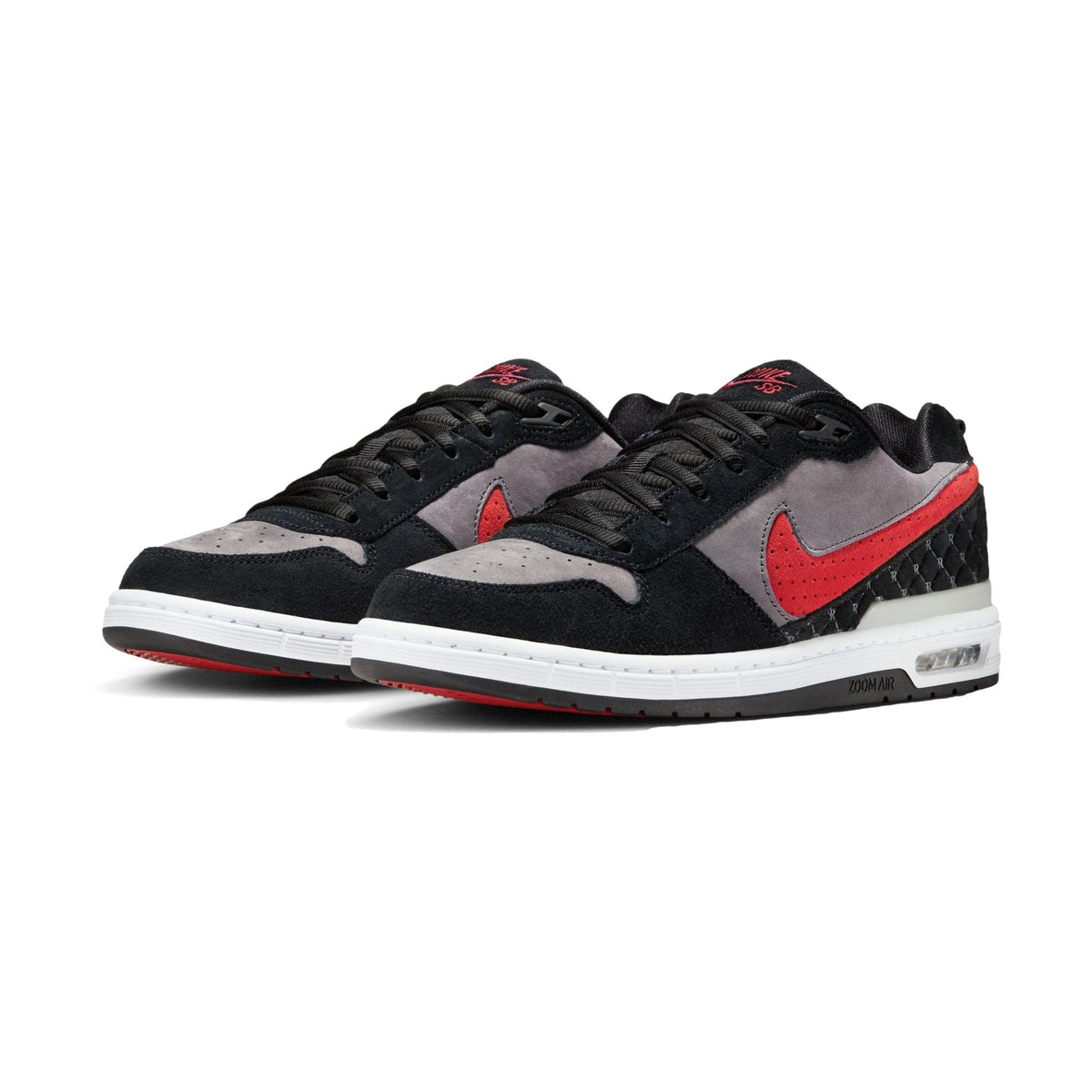 Nike SB Paul Rodriguez Zoom Air Low Black/Red - Venue Skateboards