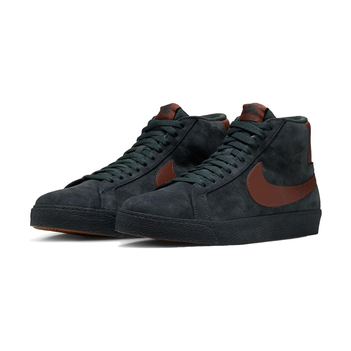 Nike SB Zoom Blazer Mid Black Spruce/Corduroy Brown-Black Spruce- Venue Skateboards
