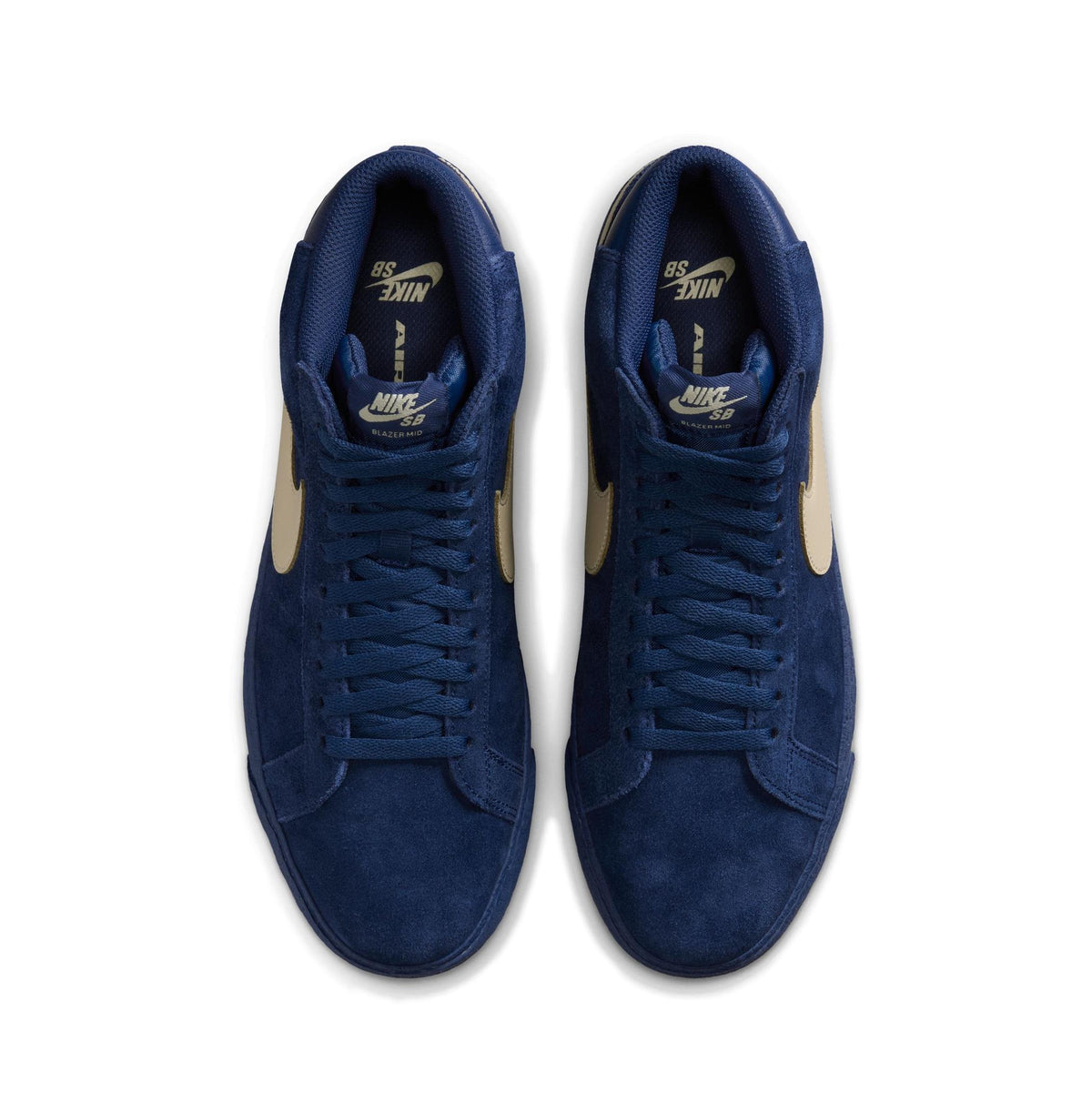 Nike SB Zoom  Blazer Mid Costal Blue/Pale Yellow-Costal Blue - Venue Skateboards