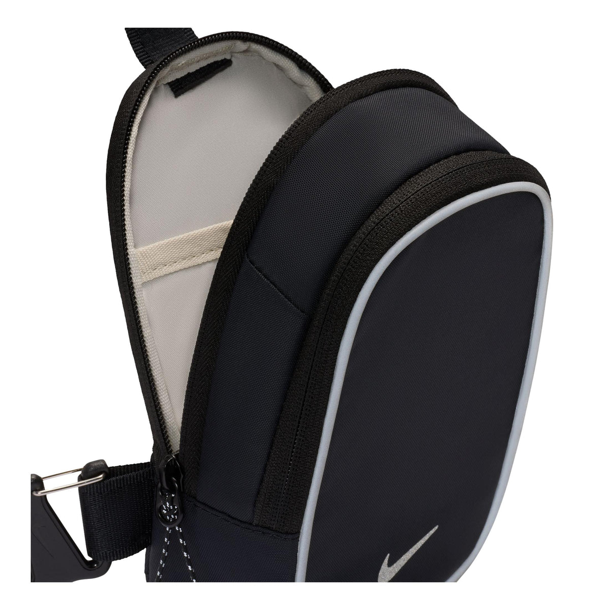 Nike Commute Cross Body Bag Black/Reflective Silver - Venue Skateboards