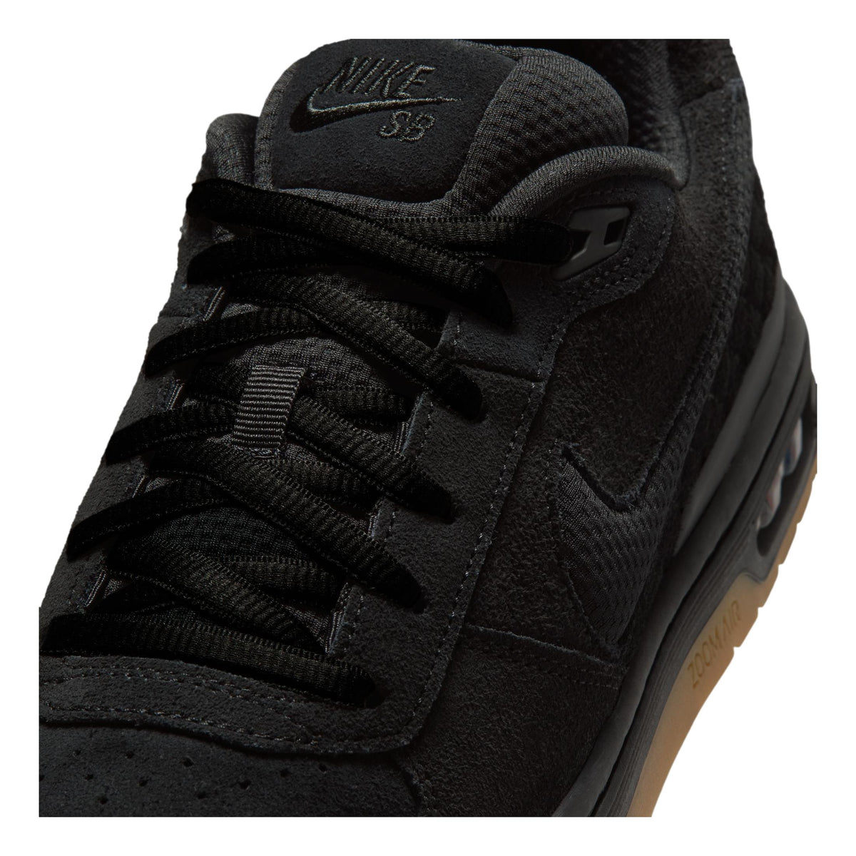 Nike SB Zoom Air Paul Rodriguez Low Black/Black Gum Light Brown - Venue Skateboards