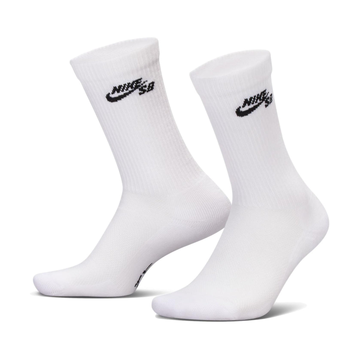 Nike SB Everyday Elevated Crew Socks White - Venue Skateboards