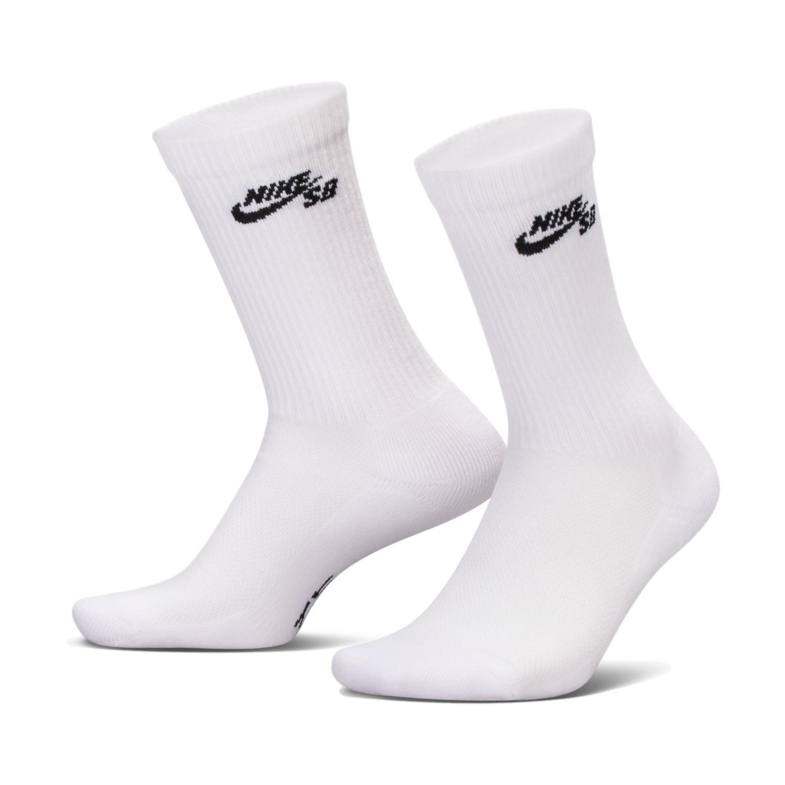 Nike SB Everyday Elevated Crew Socks White - Venue Skateboards