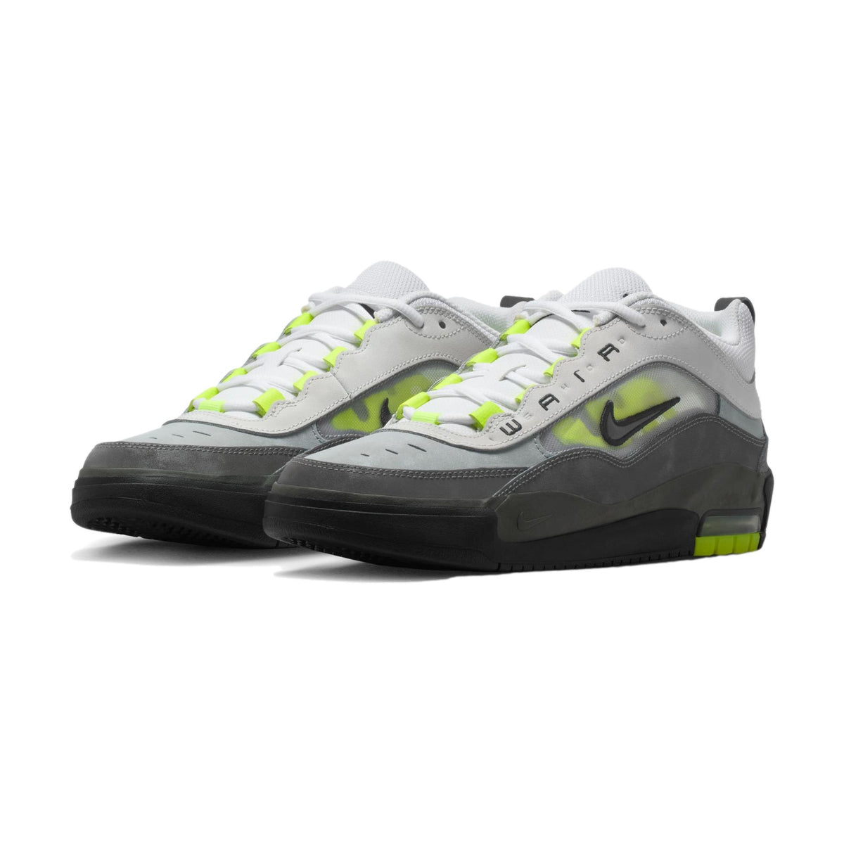 Nike SB Air Max Ishod Black/Neon Yellow-Anthracite-Lt Graphite - Venue Skateboards