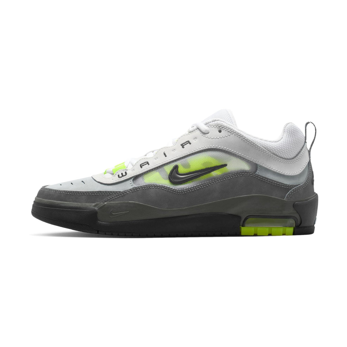 Nike SB Air Max Ishod Black/Neon Yellow-Anthracite-Lt Graphite - Venue Skateboards
