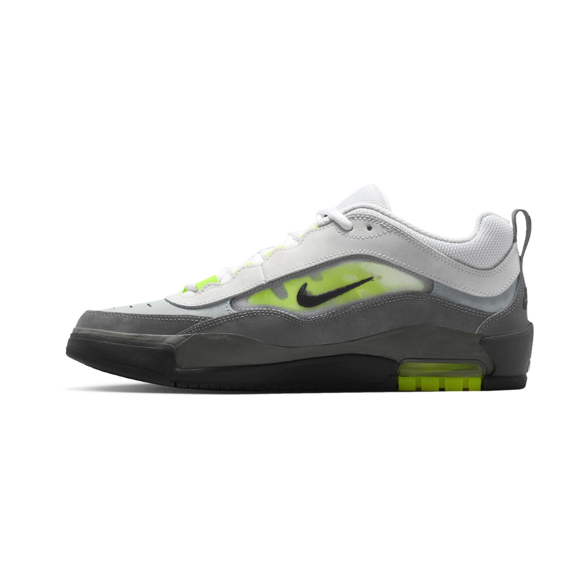 Nike SB Air Max Ishod Black/Neon Yellow-Anthracite-Lt Graphite - Venue Skateboards